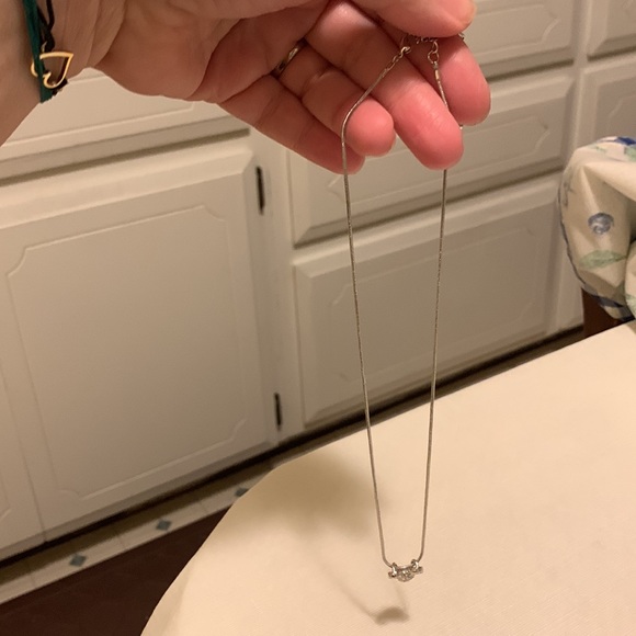 Disney Mickey Mouse Silver rhinestone 18 inch necklace - Picture 6 of 12